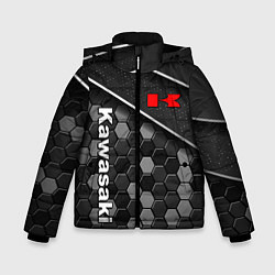 Куртка зимняя для мальчика Kawasaki - технологическая, цвет: 3D-красный