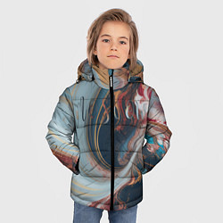 Куртка зимняя для мальчика Москва палитра, цвет: 3D-светло-серый — фото 2