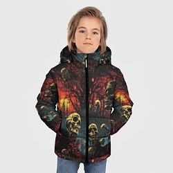 Куртка зимняя для мальчика Нечистый дух, цвет: 3D-черный — фото 2