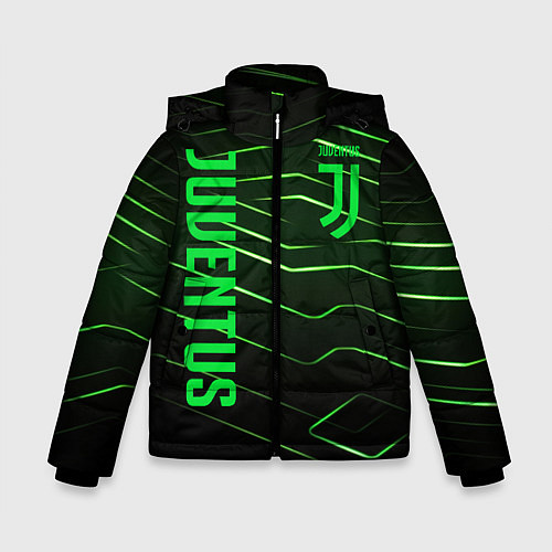 Зимняя куртка для мальчика Juventus 2 green logo / 3D-Светло-серый – фото 1