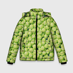 Зимняя куртка для мальчика Узор из теннисных мячей