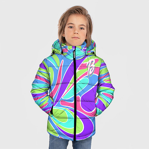 Зимняя куртка для мальчика Костюм Barbie Totally Ultra Hair brunette / 3D-Светло-серый – фото 3