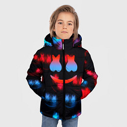 Куртка зимняя для мальчика Marshmello skibidi dob dob, цвет: 3D-светло-серый — фото 2