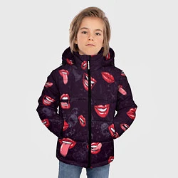Куртка зимняя для мальчика Магия улыбки, цвет: 3D-черный — фото 2