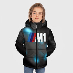 Куртка зимняя для мальчика Bmw night city, цвет: 3D-черный — фото 2