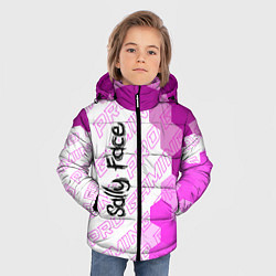 Куртка зимняя для мальчика Sally Face pro gaming: по-вертикали, цвет: 3D-черный — фото 2