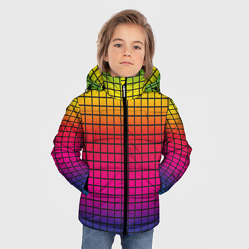Зимняя куртка для мальчика Палитра rgb / 3D-Красный – фото 3