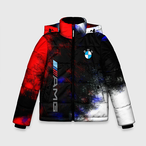 Зимняя куртка для мальчика Bmw true colors / 3D-Черный – фото 1