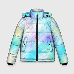 Куртка зимняя для мальчика Голографический перламутр, цвет: 3D-красный