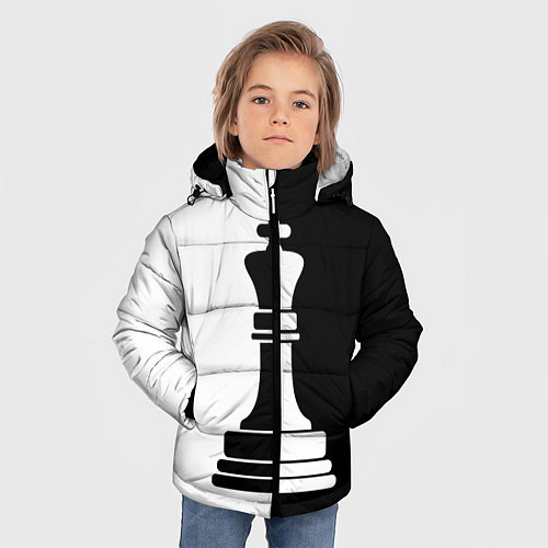 Зимняя куртка для мальчика Ферзь / 3D-Красный – фото 3