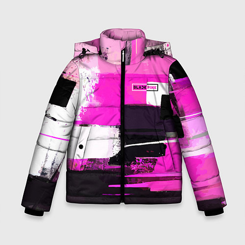 Зимняя куртка для мальчика Black pink - girl-group - South Korea / 3D-Черный – фото 1