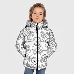 Куртка зимняя для мальчика Мишки из СССР, цвет: 3D-светло-серый — фото 2