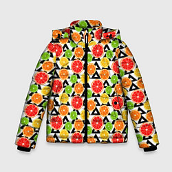 Зимняя куртка для мальчика Citrus pattern