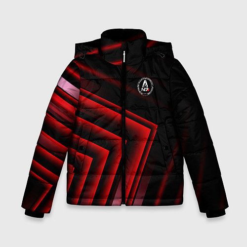 Зимняя куртка для мальчика Mass Effect N7 special forces / 3D-Черный – фото 1
