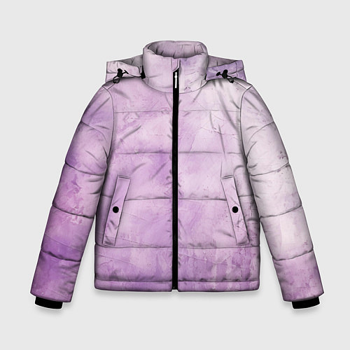 Зимняя куртка для мальчика Лавандовый гранж / 3D-Красный – фото 1