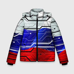 Зимняя куртка для мальчика Символика: русский хакер