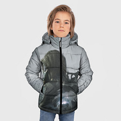 Куртка зимняя для мальчика STALKER 2 одиночка постер, цвет: 3D-черный — фото 2