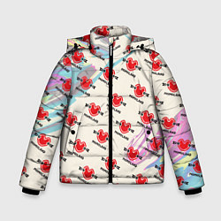 Куртка зимняя для мальчика Momaland pattern, цвет: 3D-черный