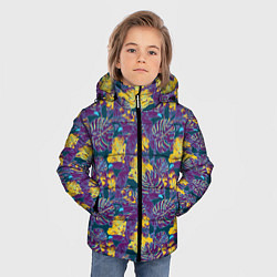 Куртка зимняя для мальчика Тропический тукан, цвет: 3D-черный — фото 2