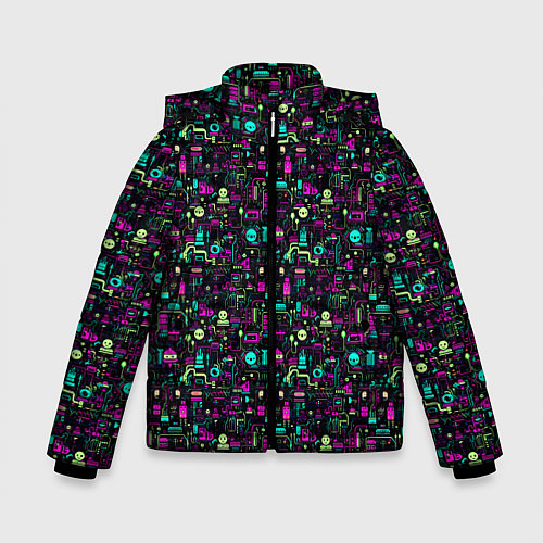 Зимняя куртка для мальчика Cyberspace / 3D-Черный – фото 1