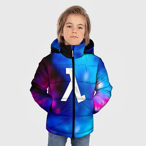 Зимняя куртка для мальчика Half life neon freeman / 3D-Красный – фото 3