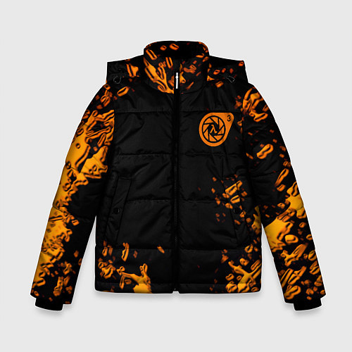 Зимняя куртка для мальчика Half life orange splash city 17 / 3D-Черный – фото 1