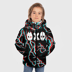 Куртка зимняя для мальчика Love death & robots strom, цвет: 3D-красный — фото 2