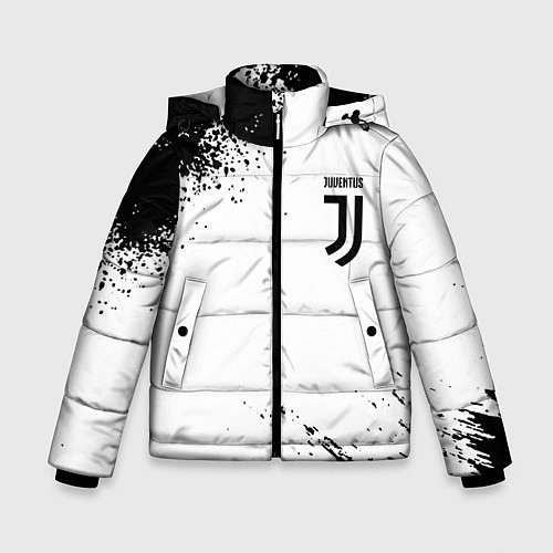 Зимняя куртка для мальчика Juventus sport color black / 3D-Красный – фото 1