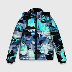 Куртка зимняя для мальчика Chicken Gun разборка, цвет: 3D-черный