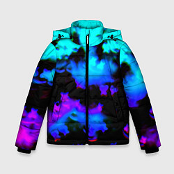 Куртка зимняя для мальчика Marshmello neon space, цвет: 3D-светло-серый