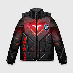Куртка зимняя для мальчика Мотор от BMW, цвет: 3D-красный