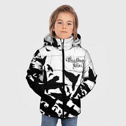 Куртка зимняя для мальчика Three Days Grace вороны бенд, цвет: 3D-светло-серый — фото 2