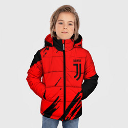 Куртка зимняя для мальчика Juventus краски спорт фк, цвет: 3D-черный — фото 2
