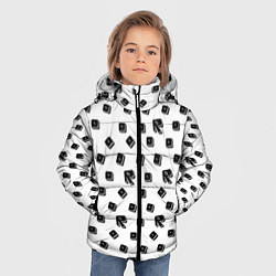 Куртка зимняя для мальчика Roblox pattern, цвет: 3D-красный — фото 2