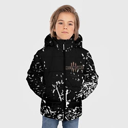 Куртка зимняя для мальчика Three days grace краски, цвет: 3D-светло-серый — фото 2