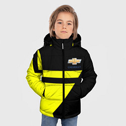 Куртка зимняя для мальчика Chevrolet yellow star, цвет: 3D-черный — фото 2