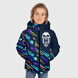 Куртка зимняя для мальчика Valencia градиентные мячи, цвет: 3D-черный — фото 2