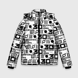 Зимняя куртка для мальчика Thirty Seconds to Mars pattern rock