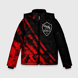 Куртка зимняя для мальчика Roma sport grunge, цвет: 3D-красный