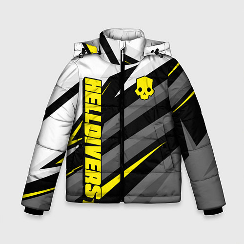 Зимняя куртка для мальчика Helldivers 2: Uniform Yellow x White / 3D-Красный – фото 1