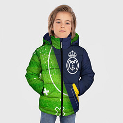 Куртка зимняя для мальчика Real Madrid football field, цвет: 3D-черный — фото 2