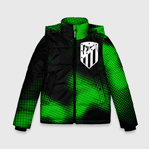 Зимняя куртка для мальчика Atletico Madrid sport halftone / 3D-Черный – фото 1