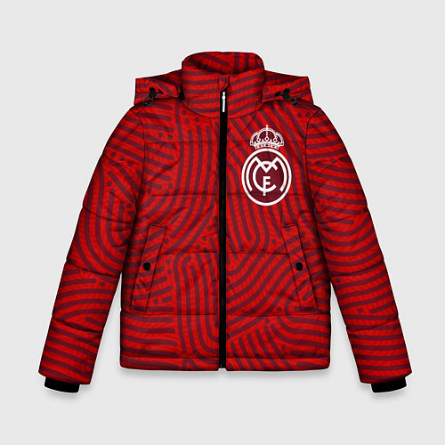 Зимняя куртка для мальчика Real Madrid отпечатки / 3D-Красный – фото 1