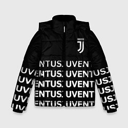 Куртка зимняя для мальчика Juventus pattern fc club steel, цвет: 3D-черный