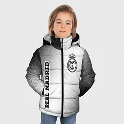 Куртка зимняя для мальчика Real Madrid sport на светлом фоне вертикально, цвет: 3D-черный — фото 2