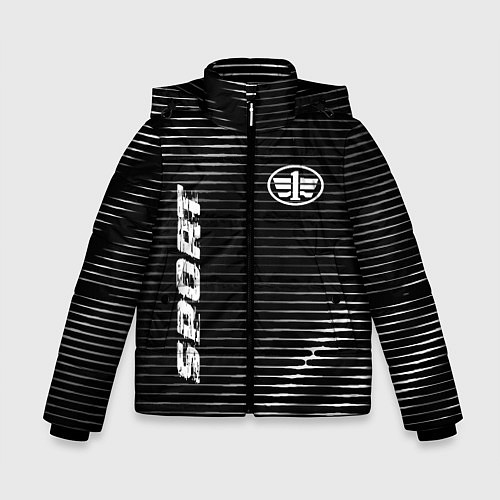 Зимняя куртка для мальчика FAW sport metal / 3D-Черный – фото 1