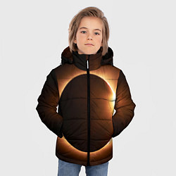 Куртка зимняя для мальчика Полнолуние, цвет: 3D-красный — фото 2