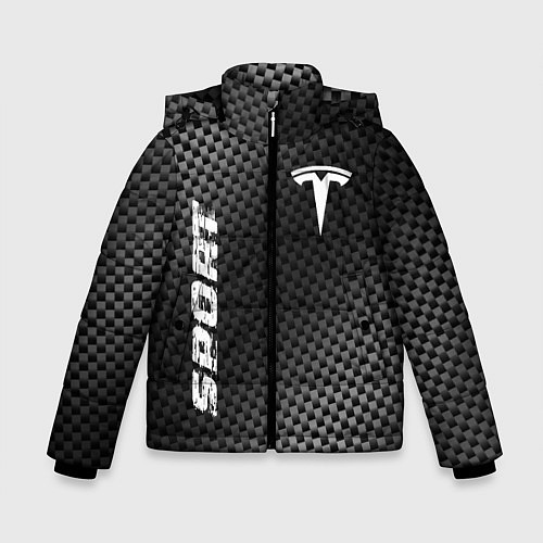 Зимняя куртка для мальчика Tesla sport carbon / 3D-Черный – фото 1