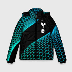 Куртка зимняя для мальчика Tottenham football net, цвет: 3D-черный