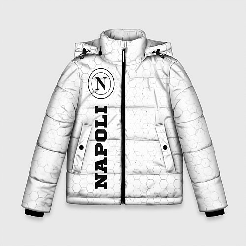 Зимняя куртка для мальчика Napoli sport на светлом фоне по-вертикали / 3D-Черный – фото 1